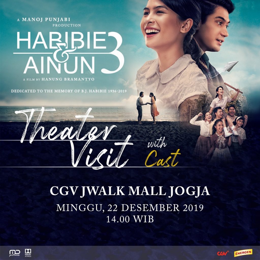 Nonton Bareng Habibie Ainun 3 di Jwalk Mall Jogja, Lippo Plaza Jogja dan Plaza Ambarrukmo