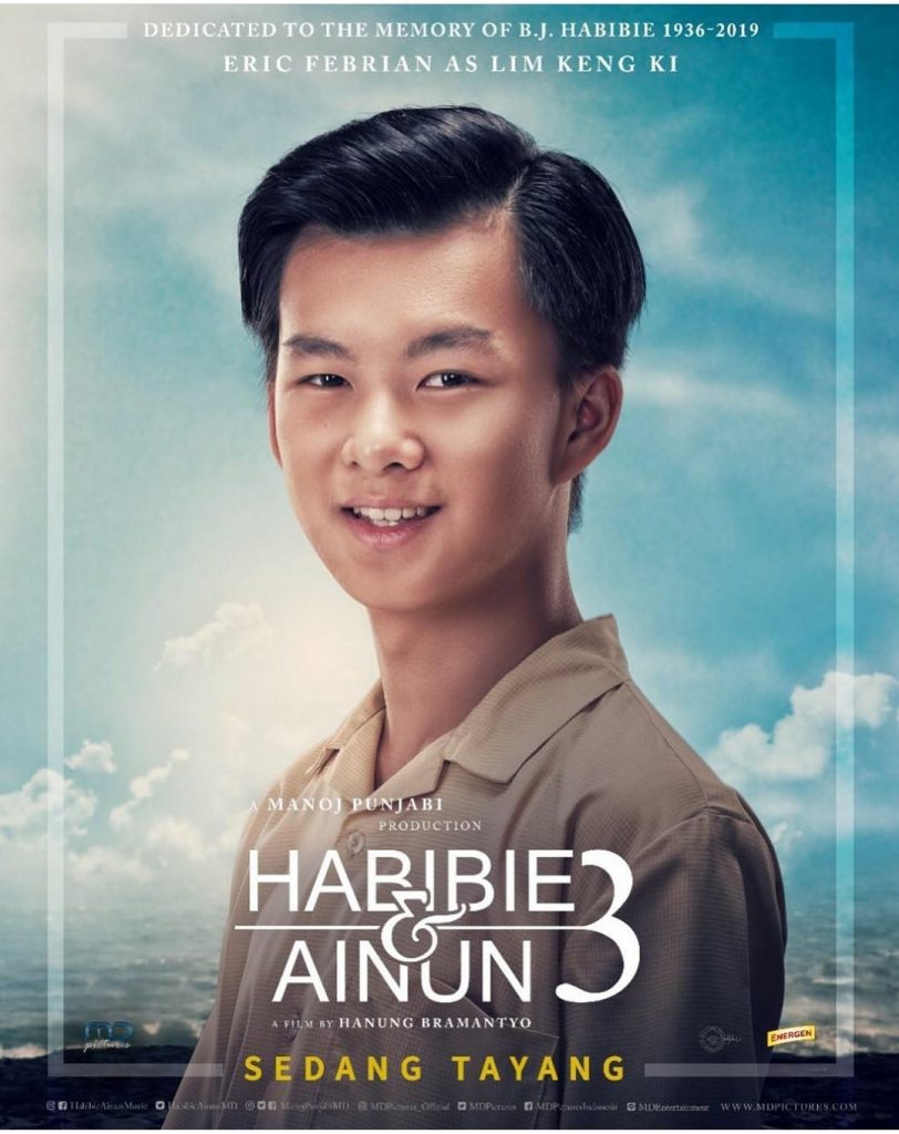 Liem Keng Kie Karakter Sahabat Rudy di Film Habibie Ainun 3