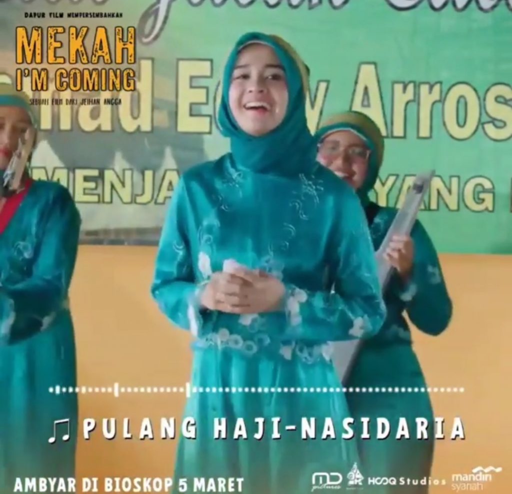 Lagu Pulang Haji, Grup Musik Kasidah Nasida Ria Jadi Musik Latar Film Mekah Im Coming
