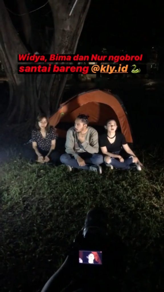Widya, Bima dan Nur Pemeran Film KKN di Desa Penari Ngobrol Santai Bareng kly.id