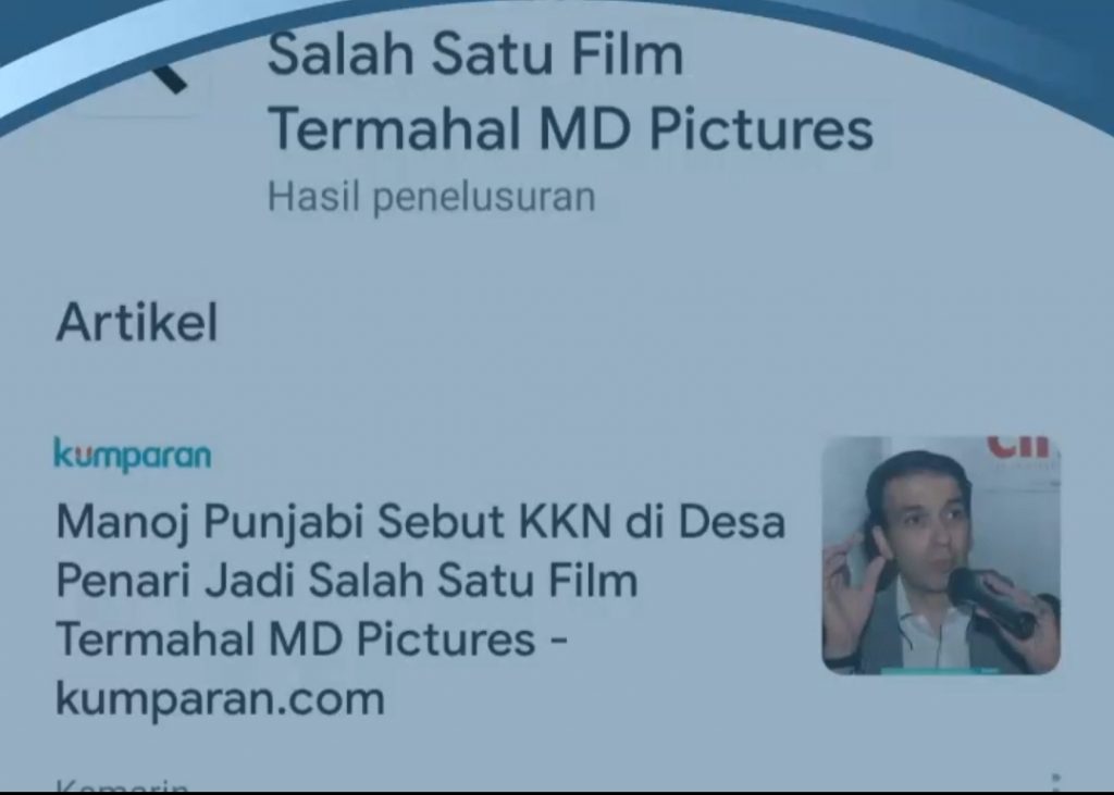 Jadi Salah Satu Film Termahal Manoj Punjabi, Ini Kelebihan Film KKN di Desa Penari