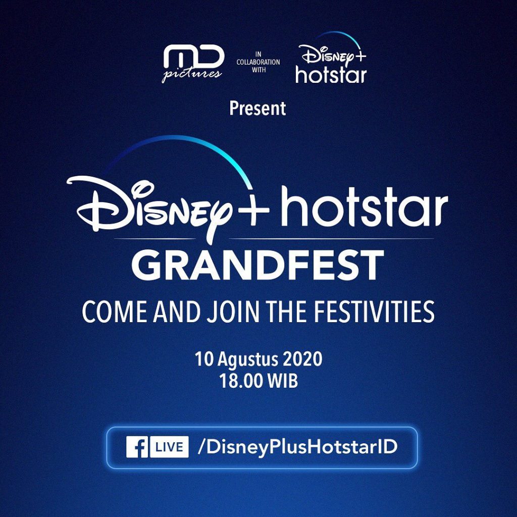 Hari ini jangan lupa ikuti keseruan bersama di Facebook Live Disney+ Hotstar Grandfest pukul 18.00 WIB!