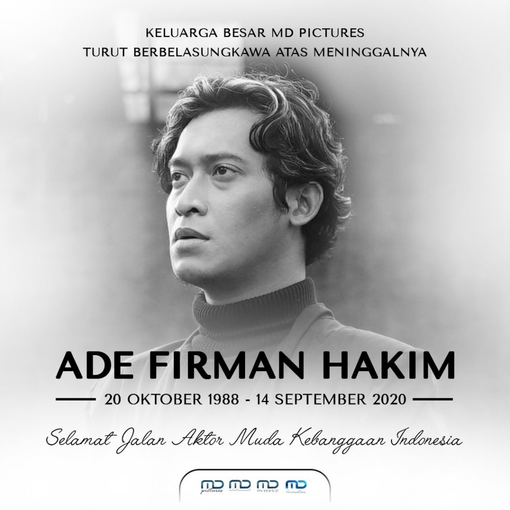Selamat jalan, Ade Firman Hakim, terima kasih sudah mewarnai dunia perfilman Indonesia. You will be missed!