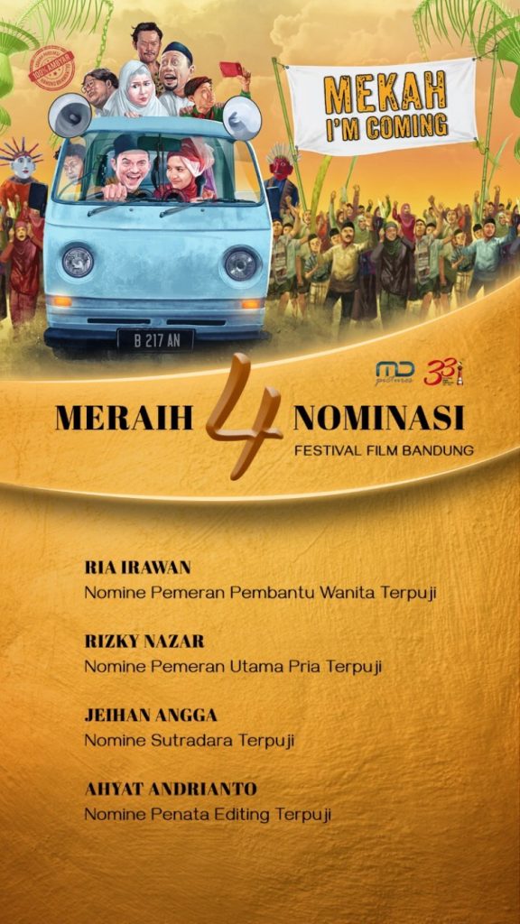 Film Mekah I'm Coming Meraih 4 Nominasi Festival Film Bandung