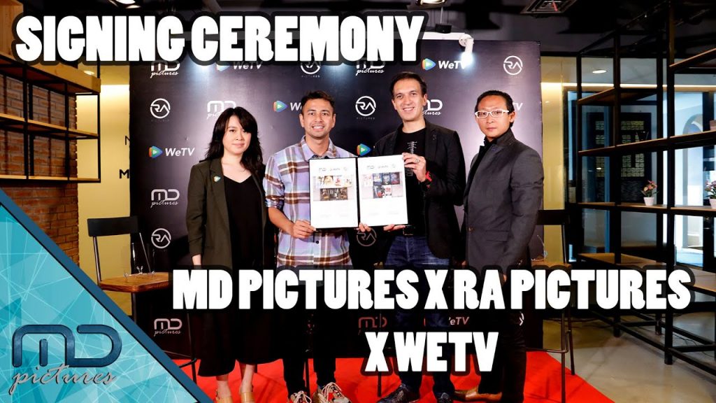 Signing Ceremony MD Pictures With RA Pictures​ and WeTV Indonesia​ ​