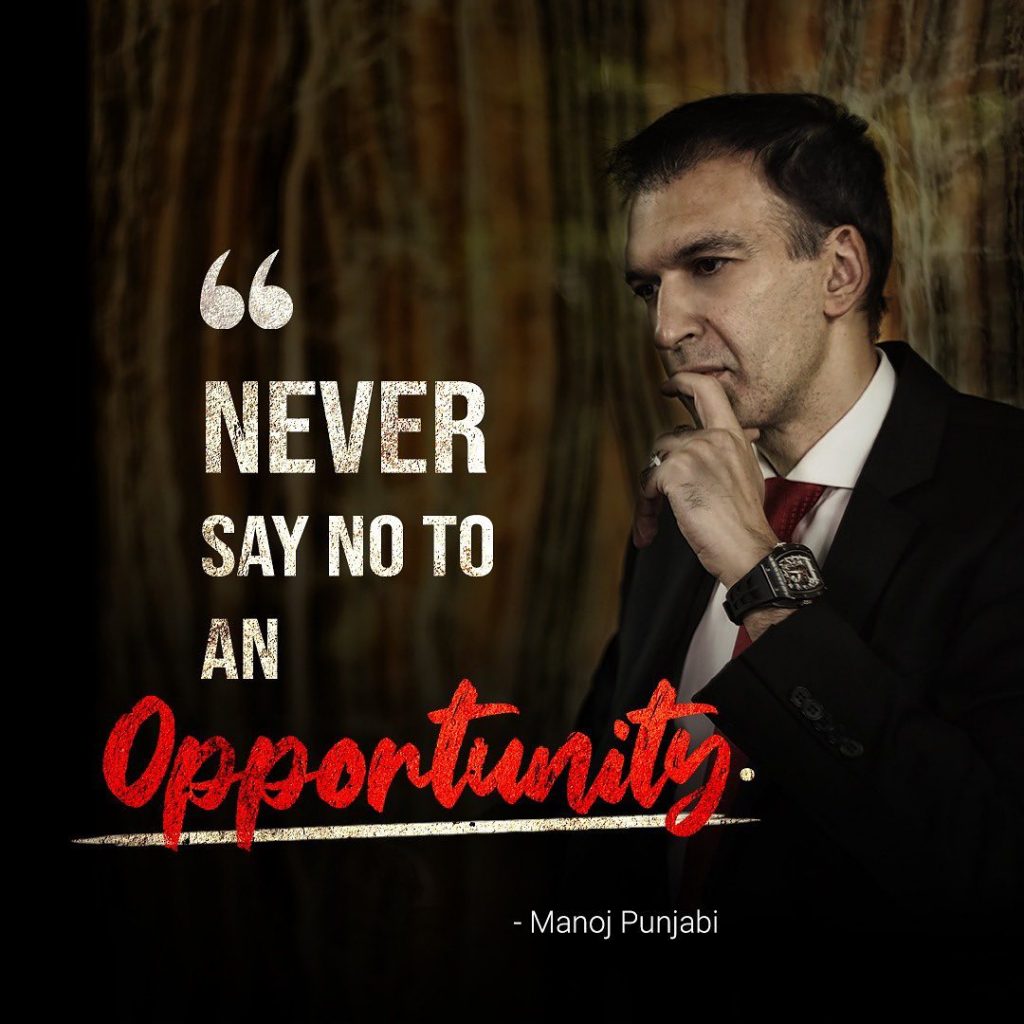 Words I Live By: “Never Say No To an Opportunity”