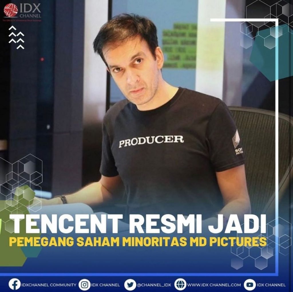 Tencent Resmi Jadi Pemegang Saham Minoritas MD Pictures
